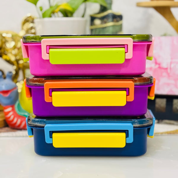 3- grid leak proof lunch box
