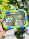 3- grid stainless steel lunch box