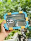 3- grid stainless steel lunch box