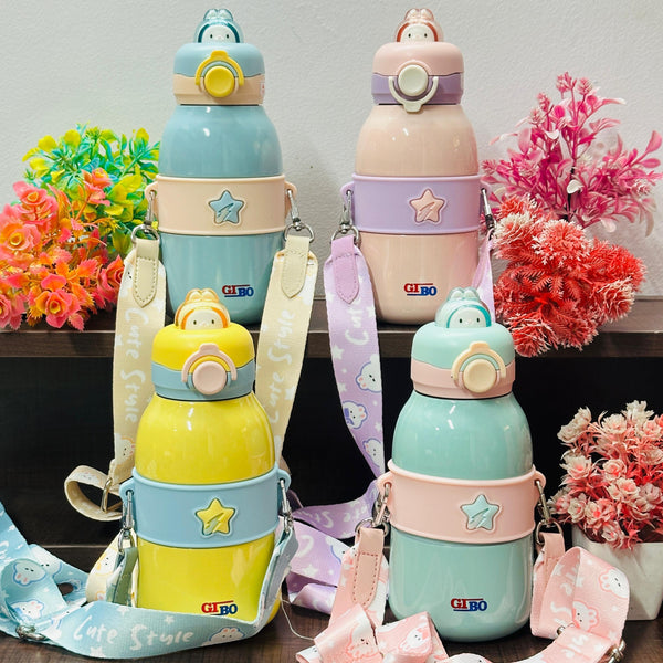 490 ml stainless steel sipper bottles