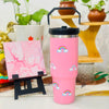 900 ml Pinterest style steel tumblers