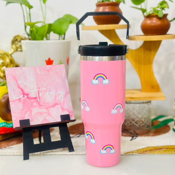 900 ml Pinterest style steel tumblers