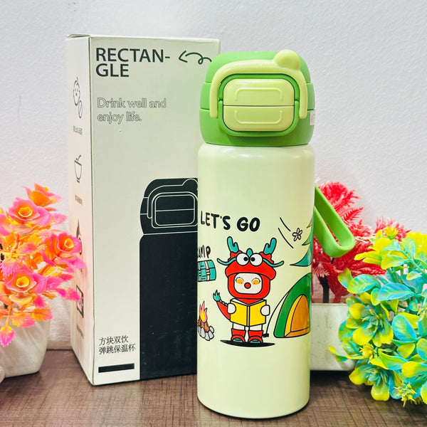 2 way drinking steel bottle