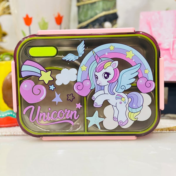 3- grid leak proof lunch box