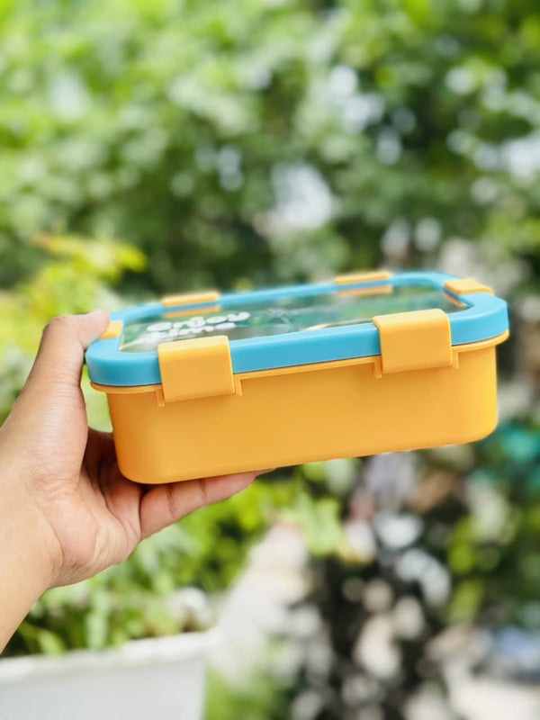 3- grid stainless steel lunch box
