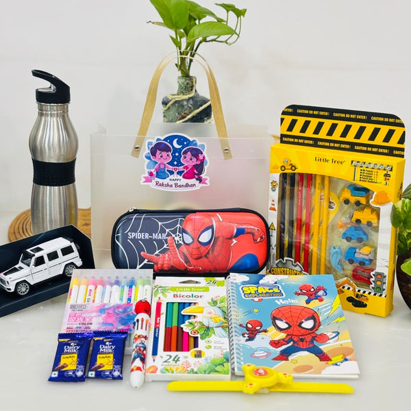 Boys theme Rakhi gifting hamper