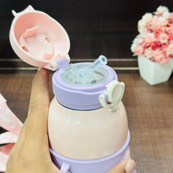 490 ml stainless steel sipper bottles