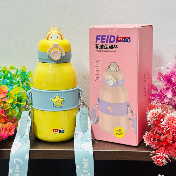 490 ml stainless steel sipper bottles