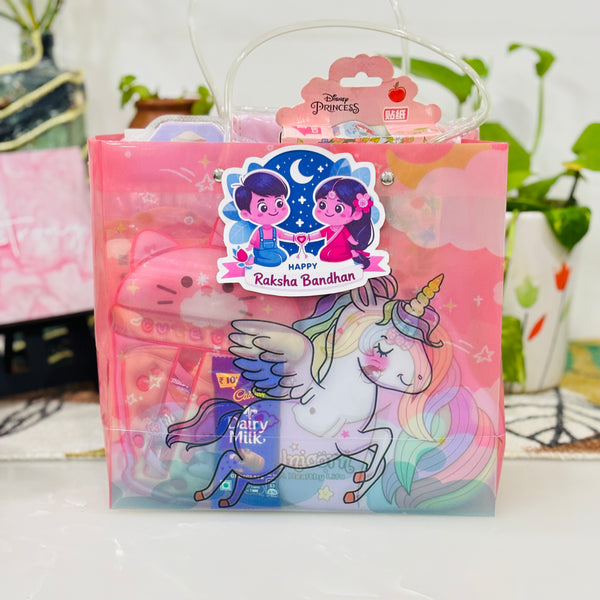 Unicorn themed Rakhi Gifting hamper