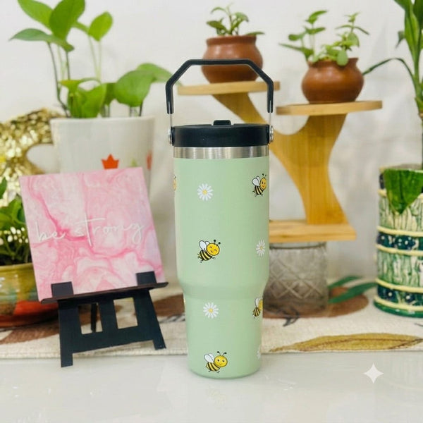 900 ml Pinterest Style Steel Sipper Tumblers