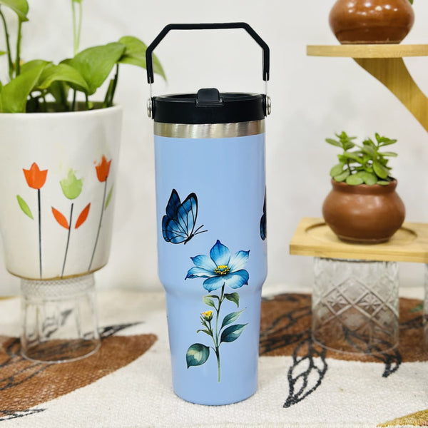 900 ml Pinterest Style Steel Sipper Tumblers