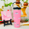 900 ml Pinterest Style Steel Sipper Tumblers