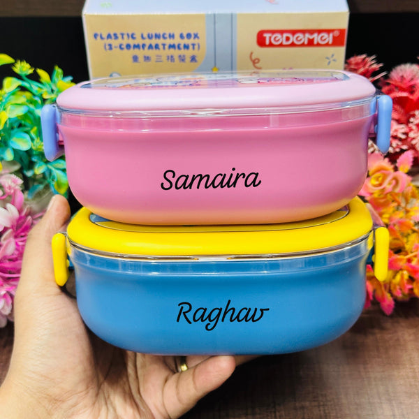 Tedeme 3 grid lunch box for junior kids