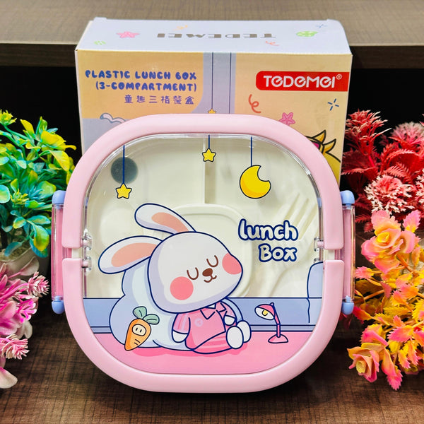 Tedeme 3 grid lunch box for junior kids
