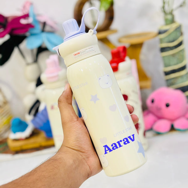 650 ml dual sipper stainless steel bottle