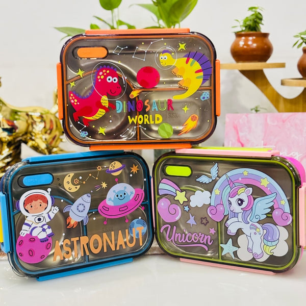 3- grid leak proof lunch box