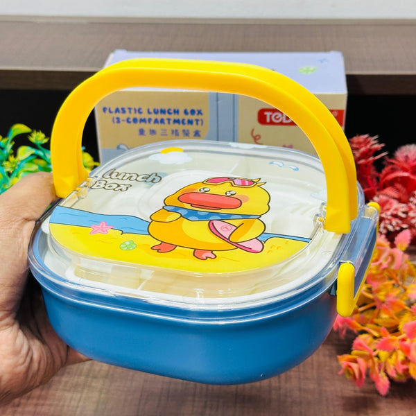 Tedeme 3 grid lunch box for junior kids