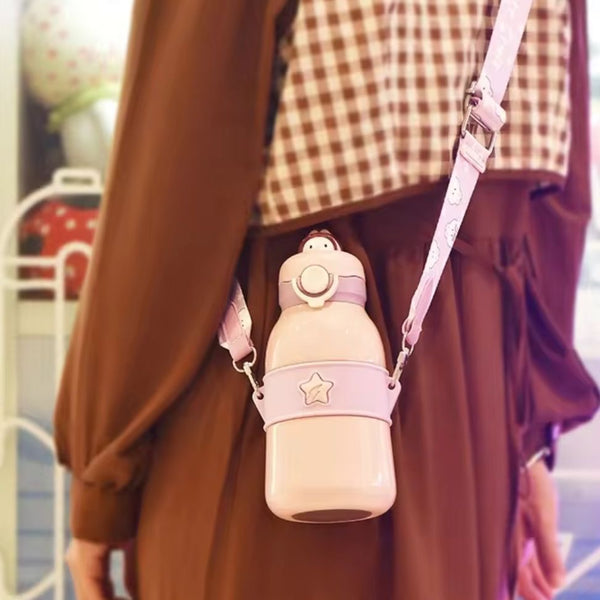 490 ml stainless steel sipper bottles